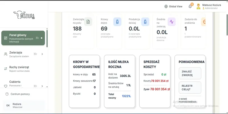 Sitio web de Koziura desarrollado por Websy
